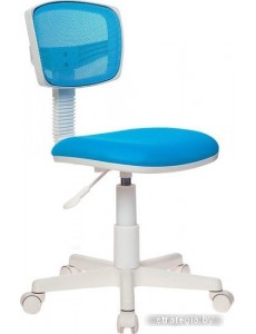 Детское кресло Бюрократ CH-W299 (голубой/белый)