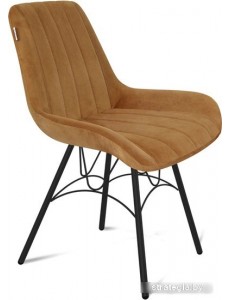 Стул Sheffilton SHT-ST37/S100 (горчичный/черный муар)