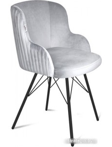 Стул Sheffilton SHT-ST39-1/S37 (серое облако/черный муар)