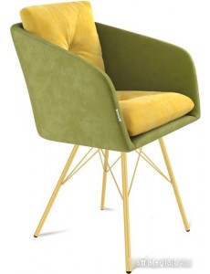 Стул Sheffilton SHT-ST43-2/S37 (фисташковый десерт/золотой)