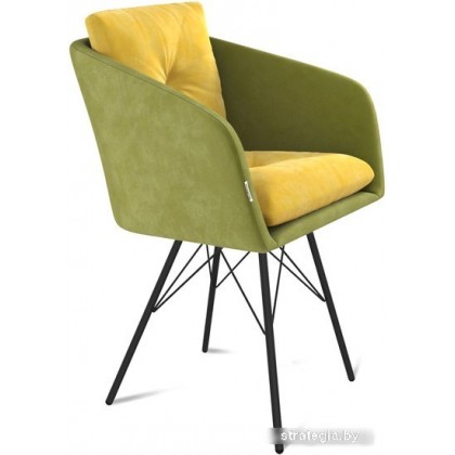 Sheffilton SHT-ST43-2/S37 (фисташковый десерт/черный муар)