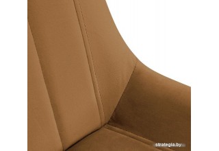 Стул Sheffilton SHT-ST37/S66 (горчичный/хром лак)