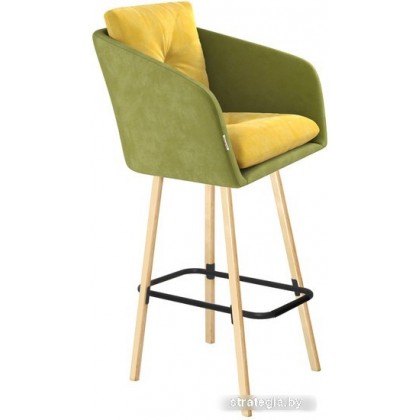 Sheffilton SHT-ST43-2/S94 (фисташковый десерт/прозрачный лак/черный муар)