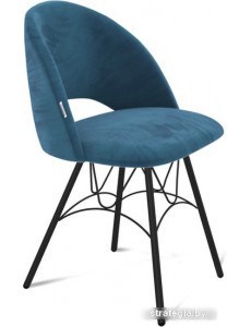 Стул Sheffilton SHT-ST34/S100 (тихий океан/черный муар)