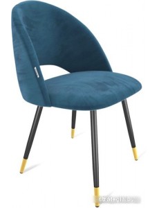 Стул Sheffilton SHT-ST34/S95-1 (тихий океан/черный муар/золотой)
