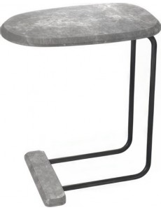 Приставной столик Sheffilton SHT-CT23 (черный муар/мокрый асфальт)