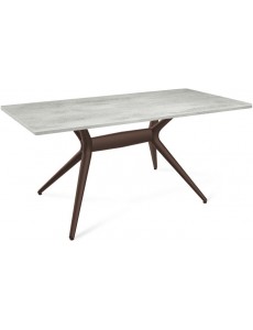 Кухонный стол Sheffilton SHT-TU30-2/TT 120/80 (коричневый/бетон светлый)