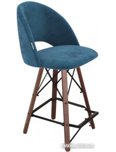 Стул Sheffilton SHT-ST34/S80-1 (тихий океан/темный орех/черный)