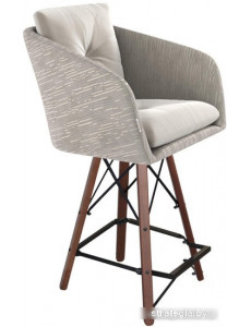 Стул Sheffilton SHT-ST43-2/S80-1 (морозное утро/темный орех/черный)