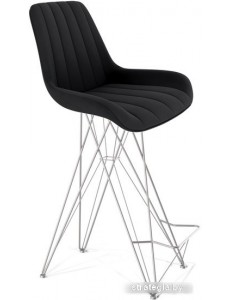 Стул Sheffilton SHT-ST37/S66 (ночное затмение/хром лак)