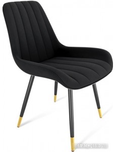 Стул Sheffilton SHT-ST37/S95-1 (ночное затмение/черный муар/золото)