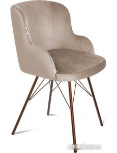 Стул Sheffilton SHT-ST39/S37 (латте/медный металлик)