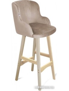 Стул Sheffilton SHT-ST39/S65 (латте/прозрачный лак)