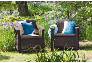 Keter Corfu II Duo 223194 (коричневый)