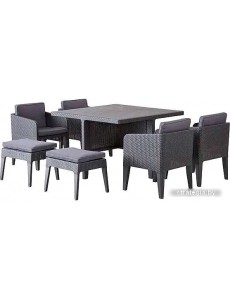 Обеденная группа Keter Columbia Dining Set 247484 (графит)
