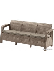 Садовый диван Keter Corfu Love Seat Max (капучино)