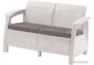 Keter Corfu Love Seat (коричневый)