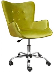 Кресло AksHome Белла (оливковый велюр)