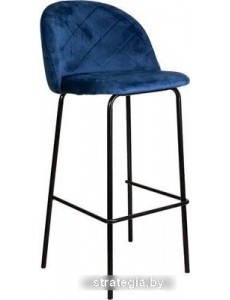 Стул Седия Icon (синий велюр/черный)