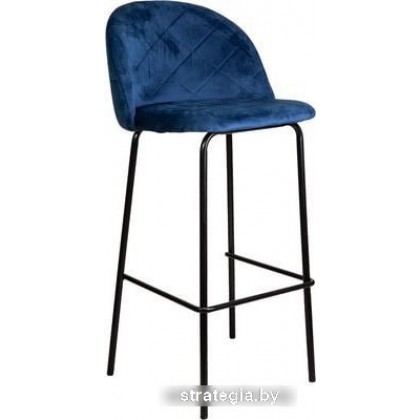 Стул Седия Icon (синий велюр/черный)