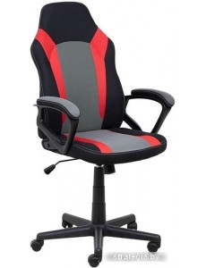 Кресло AksHome Flaviy (черный/серый/красный)
