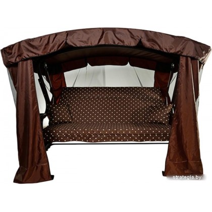 Садовые качели МебельСад Мадагаскар (горох, коричневый)