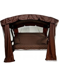 Садовые качели МебельСад Ранго (горох, коричневый)