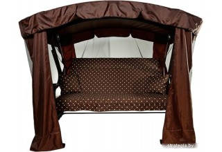 Садовые качели МебельСад Ранго (горох, коричневый)