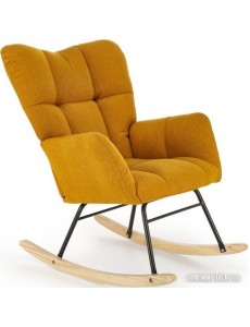 Кресло-качалка Halmar Vasco (горчичный)