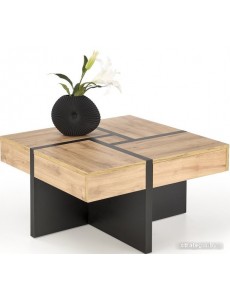 Журнальный столик Halmar Sevilla S (дуб крафт/черный)