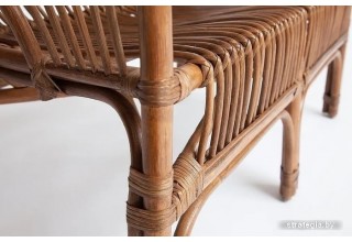 TetChair New Bogota (диван/2 кресла/стол со стеклом, coco brown)