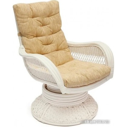 TetChair Andrea Relax Medium с подушкой (белый/рубчик кремовый)