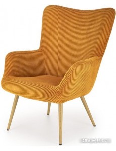 Интерьерное кресло Halmar Amaro (горчичный)
