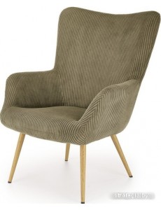 Интерьерное кресло Halmar Amaro (оливковый)