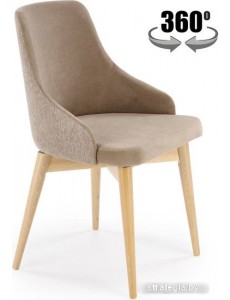 Стул Halmar Malaga Mavel 38/Stelar 16 (бежевый/бук)
