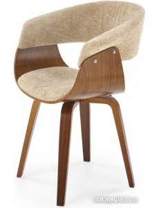 Стул Halmar K545 (бежевый/орех)