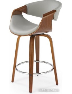 Стул Halmar H123 (серый/орех)