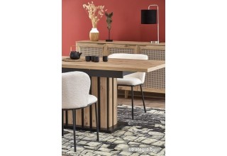 Halmar Lamello раскладной 160-210/90 (дуб артизан/черный)