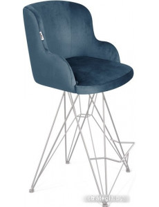 Стул Sheffilton SHT-ST39/S66-1 (тихий океан/хром лак)