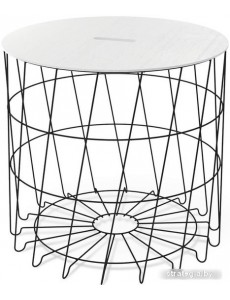 Журнальный столик Sheffilton SHT-CT41 254583 (сандал/белый муар)