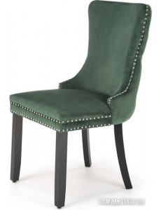 Стул Halmar Alda (темно-зеленый/черный)