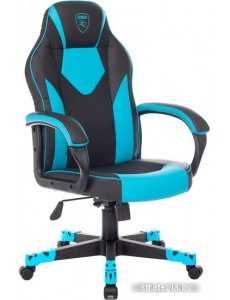 Кресло Zombie Game 17 (черный/голубой)