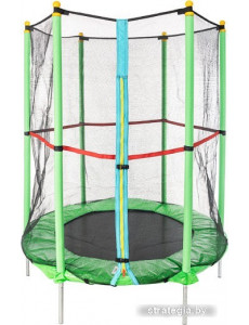 Батут Sundays Acrobat-D140 (зеленый, с сеткой)