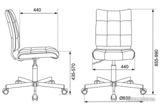 Бюрократ CH-330M (светло-розовый)