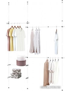 Стойка для одежды Sheffilton SHT-WR22 185710 (белый)