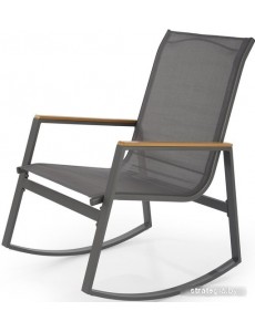 Кресло-качалка Halmar Zlatan (темно-серый/светло-серый)