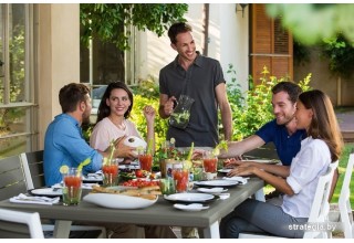 Keter Harmony Extendable (белый/капучино-коричневый)