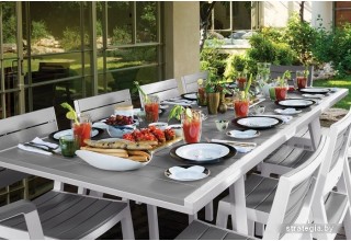 Keter Harmony Extendable (белый/капучино-коричневый)