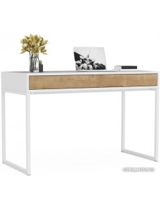 Стол Crafto Лорди Лофт 01 120x60x80 (белый дуб)