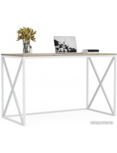 Стол Crafto Модерн Лофт 06 120x60x75 (белый/каштан)